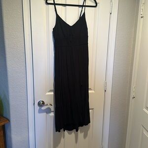 Hollister Black Midi Dress